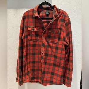 Mens O’Neill Fleece Flannel